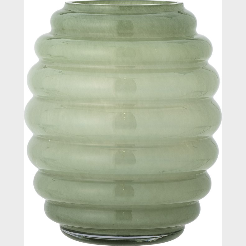 Bloomingville - Saihah Vase - Gr�n - Glas - H 24 Cm