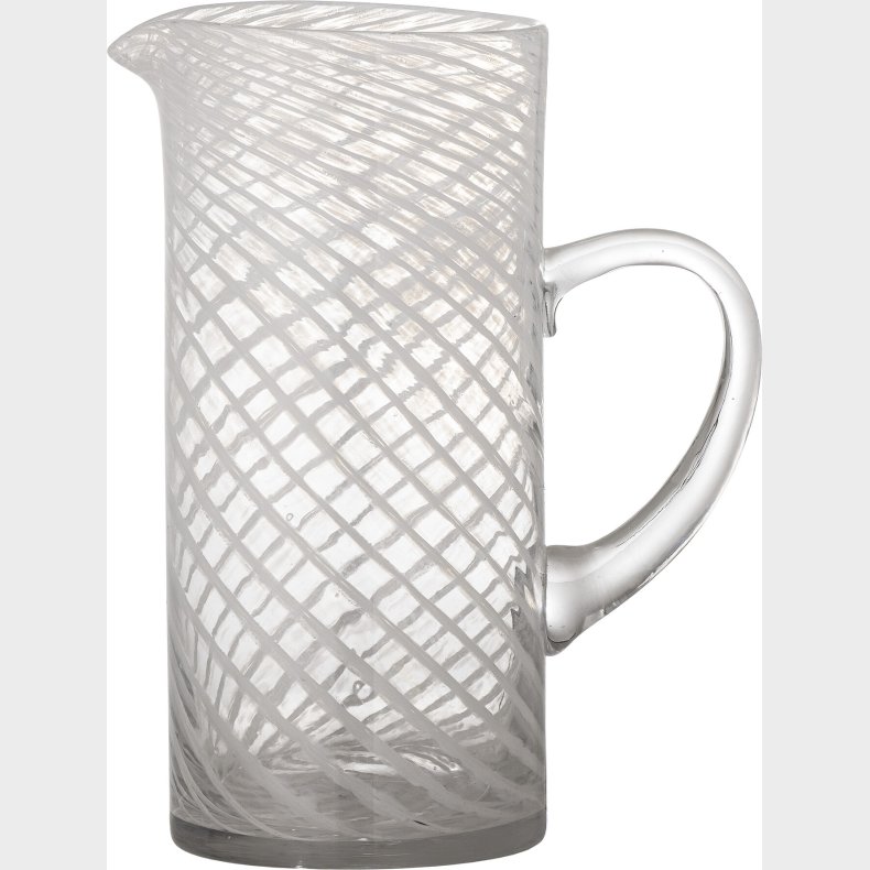 Bloomingville - Sakhi Kande Til Vand - Hvid - Glas