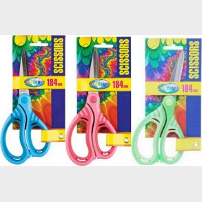 Saks Med Gummigreb 184 Mm - Assorterede Farver - Centrum