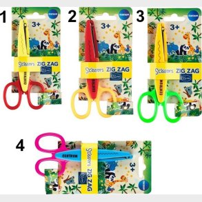 Saks Zig-zag Assorterede P Blisterkort - Centrum