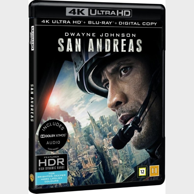 San Andreas - Dwayne Johnson - 4K Blu-Ray