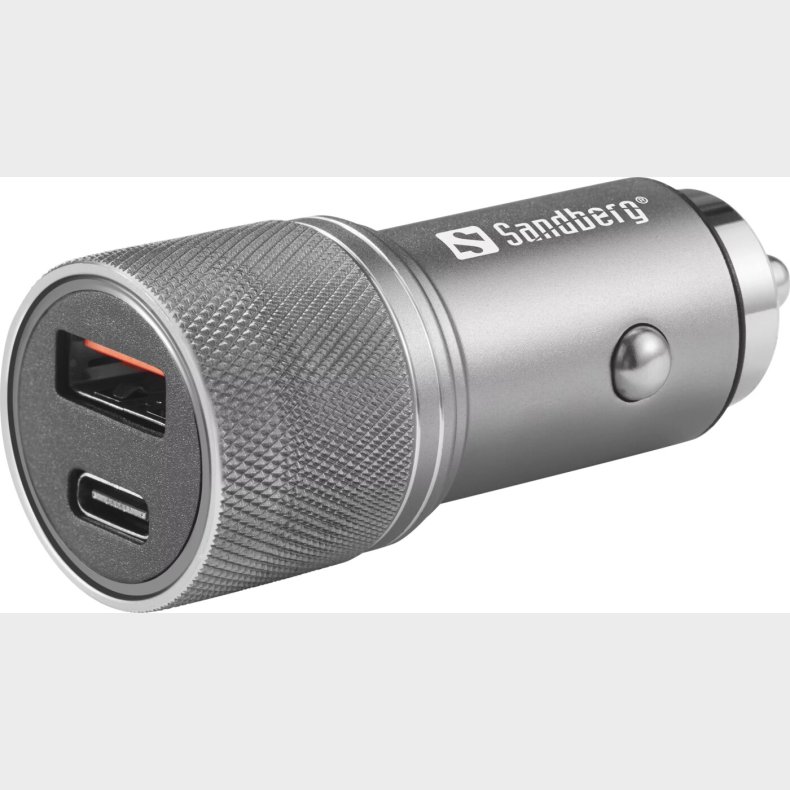 Sandberg - Car Charger 1xqc3.0+1xusbc 48w