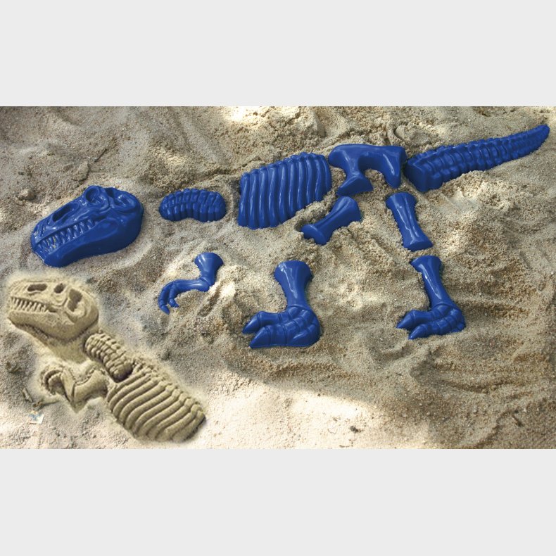 eduplay | Sandforme - Dinosaur-skelet, 10 dele