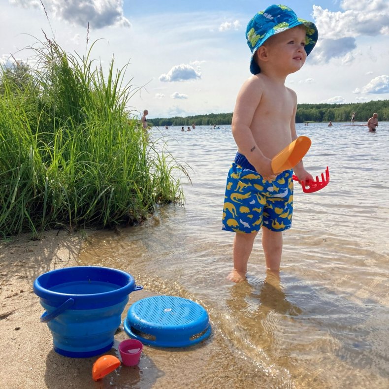 Schildkrt | Sandleg - Spandst med 7 dele - Bl