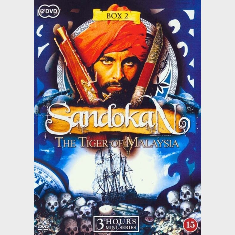 Sandokan - Tigeren Fra Malaysia - Boks 2 - DVD - Tv-serie