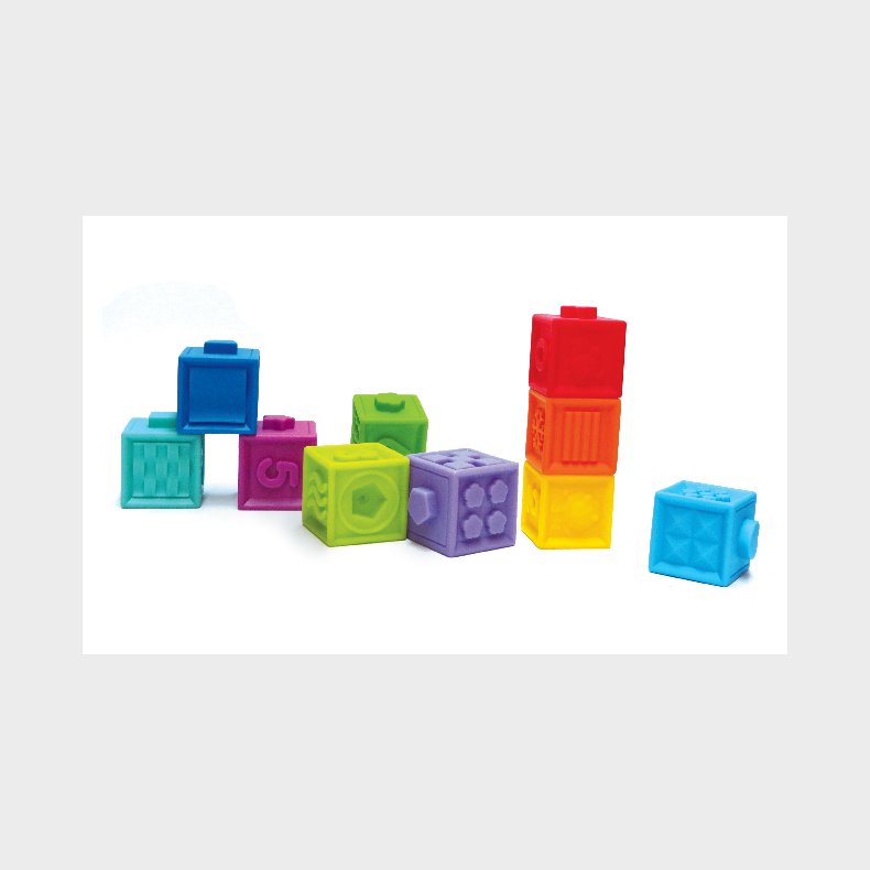 edushape | Sanseklodser med tekstur, 10 stk