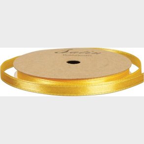 Satinbnd - B 10 Mm - Gul - 10 M