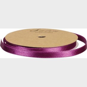 Satinbnd - B 10 Mm - Mrk Lilla - 10 M
