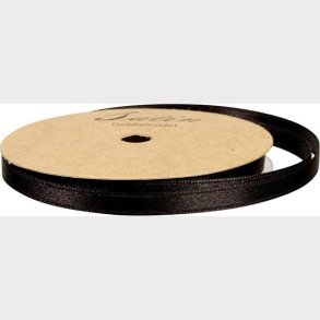 Satinbnd - B 10 Mm - Sort - 10 M