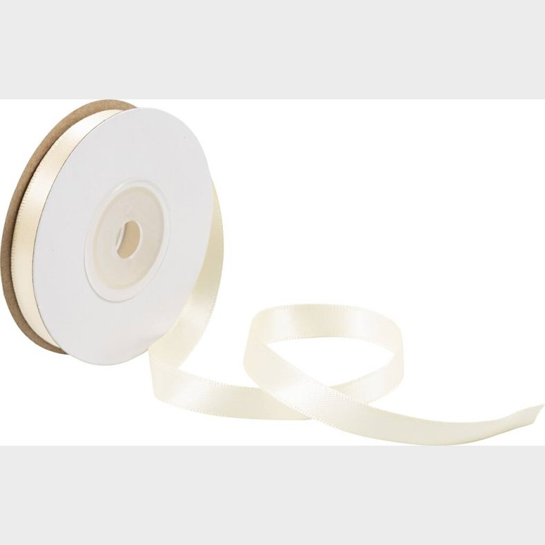 Satinbnd - B 10 Mm - Creme - 10m