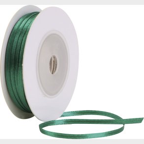 Satinbnd - B 3 Mm - Mrk Grn - 30m