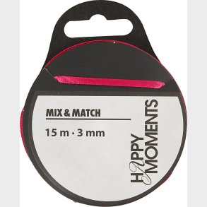 Satinbnd - B 3 Mm - Pink - 15 M