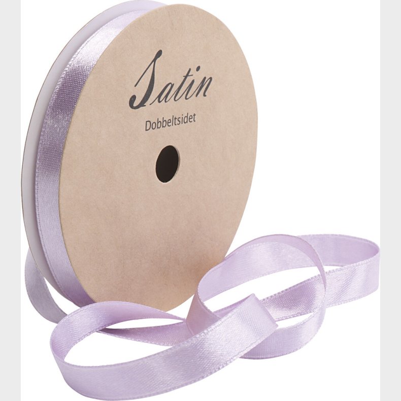 Satinbnd - Lilla - L 30 M
