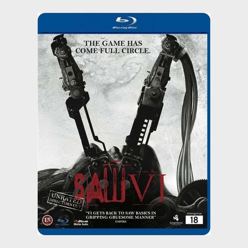 Saw 6 - Unrated Directors Cut - Blu-Ray
