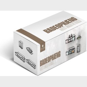 Scandinavian Collection - Brusehylde St - 4 Dele - Stl - Sort