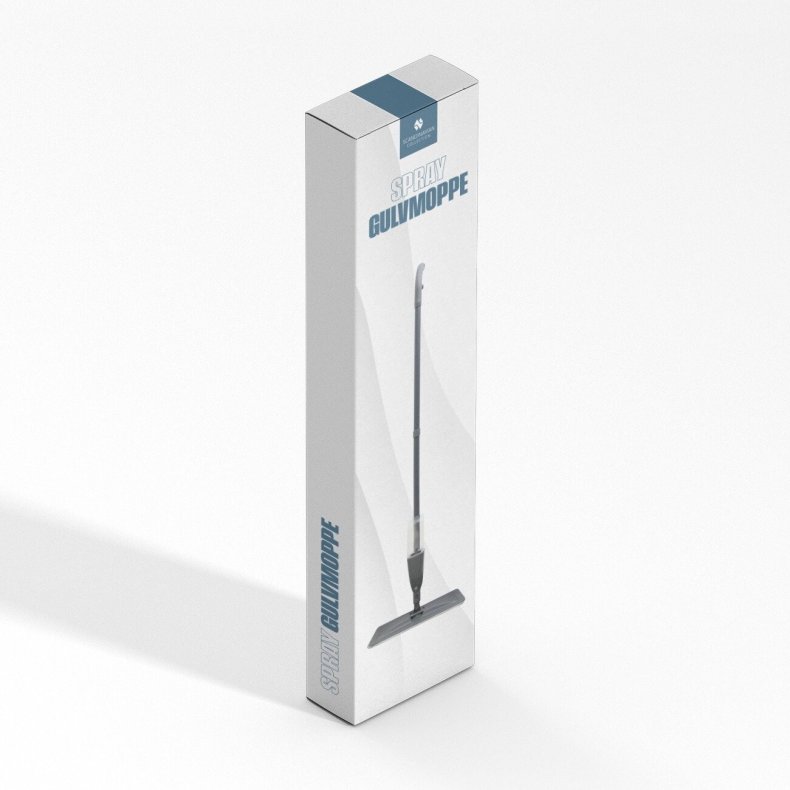 Scandinavian Collection - Gulvmoppe Med Spray - 120x35x12 Cm