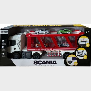 Scania Lastbil M/hnger+biler, Lys & Lyd 41x9,5x15 - Contruck