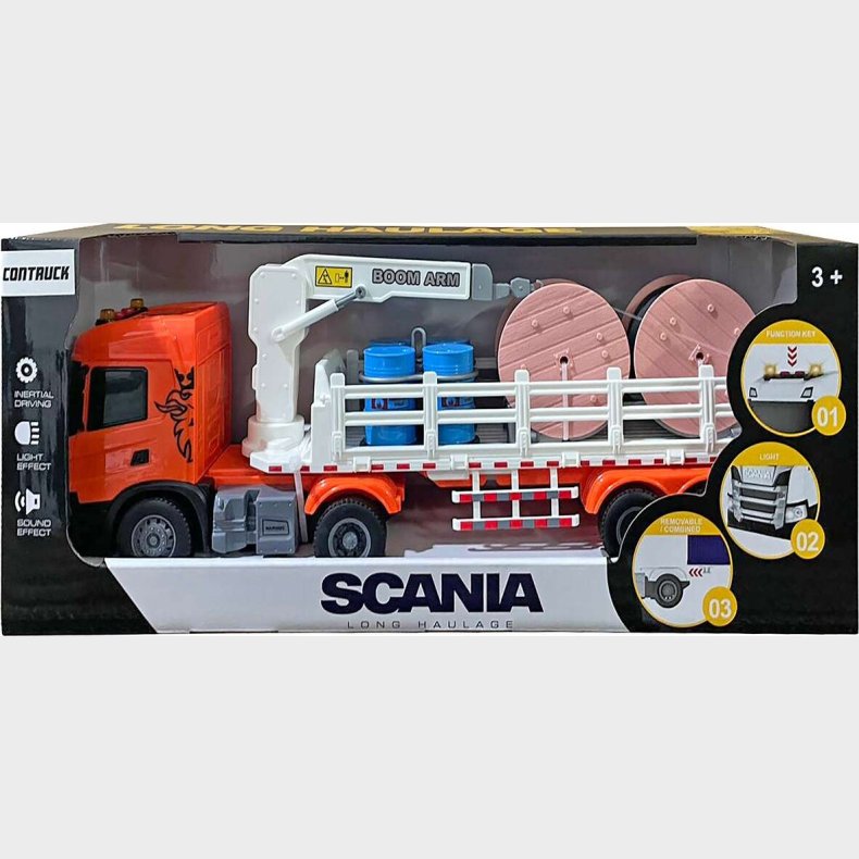 Scania Lastbil M/kran Tilbehr Lys & Lyd 41x9,5x15 - Contruck