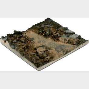 Vallejo Scenics - Rubble Street Section - Sc002 - 14x14 Cm