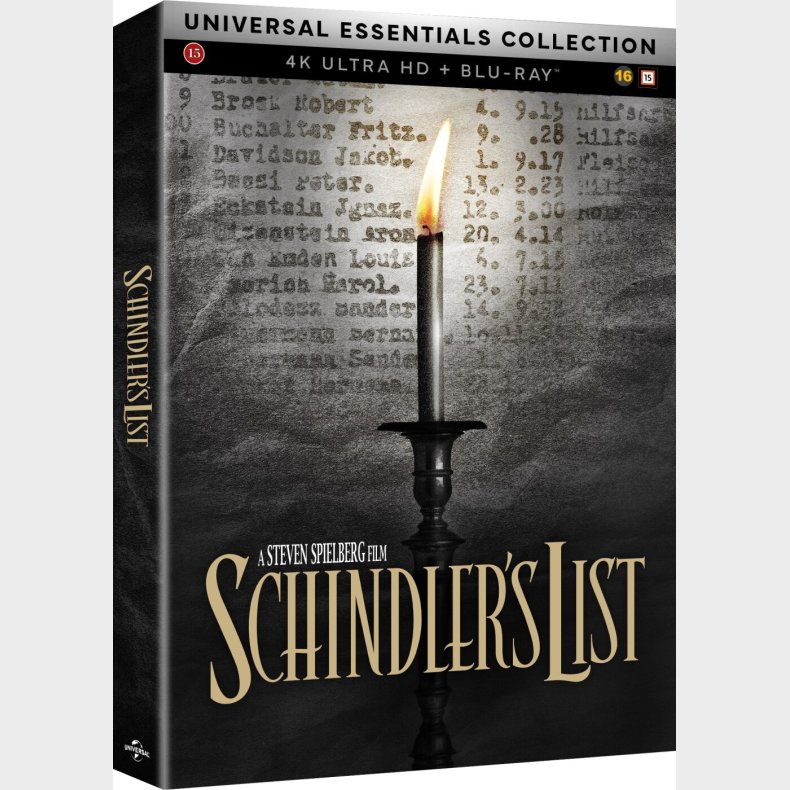 Schindler's List - 30th Anniversary Limited Edition - 4K Blu-Ray