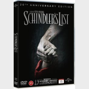 Schindlers Liste - 20 rs Jubilumsudgave - DVD - Film
