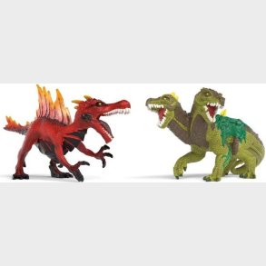 Schleich Fire Saurian Vs. Jungle Lizard�(70834)