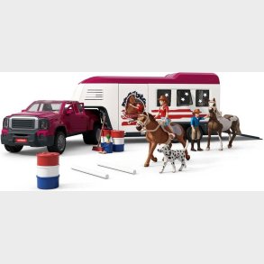 Schleich - Lakeside Lastbil Og Trailer - 42705