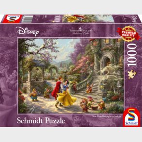 Disney Puslespil - Thomas Kinkade - Dans Med Prinsen - 1000 Brikker - Schmidt
