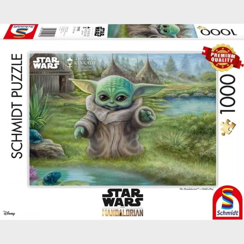 Star Wars Puslespil - Thomas Kinkade - Childs Play - 1000 Brikker - Schmidt