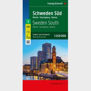 Freytag & Berndt - Schweden S�d Blad 1: Malm� - Helsingborg - Kalmar - English book