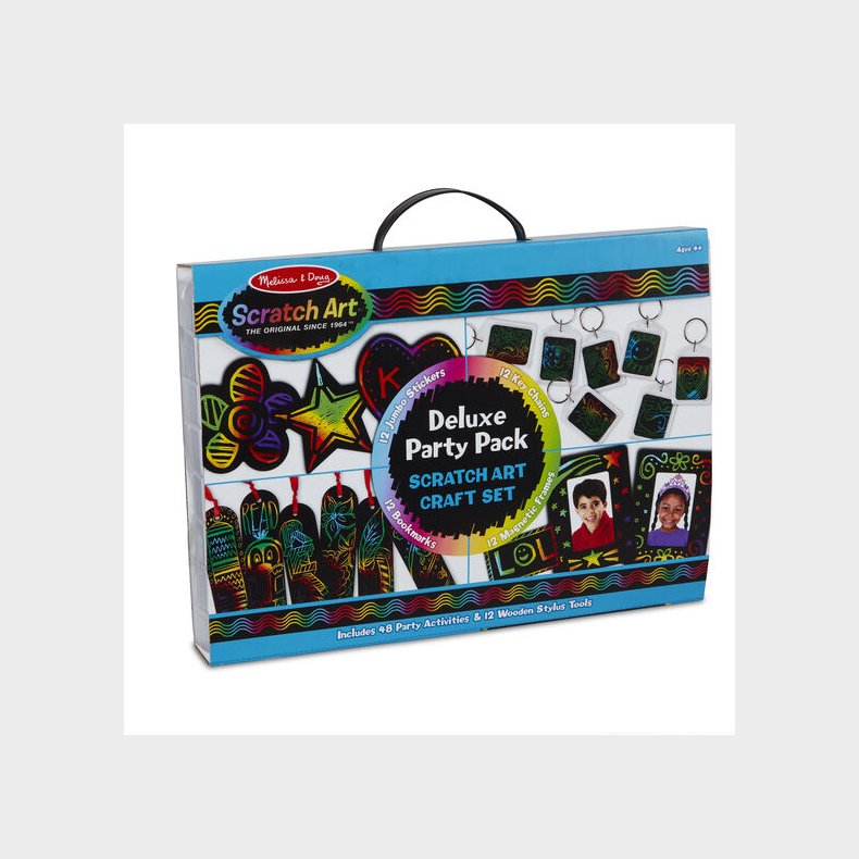 Melissa & Doug | Scratch Art - Deluxe party st