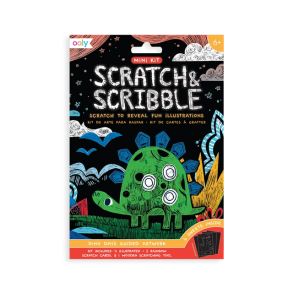 OOLY | Scratch & Scribble, mini - Dinoer