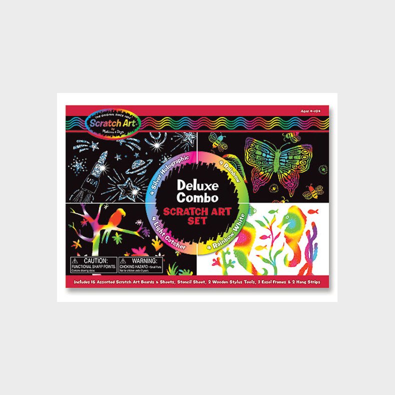 Melissa & Doug | Scratch Art - Deluxe st