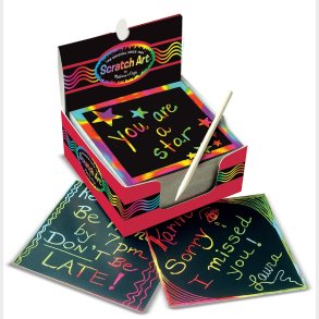 Melissa & Doug | Scratch Art - Regnbuekort