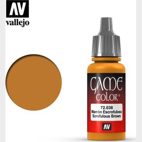 Vallejo - Game Color - Scrofulous Brown Mat - 18 Ml - 72038