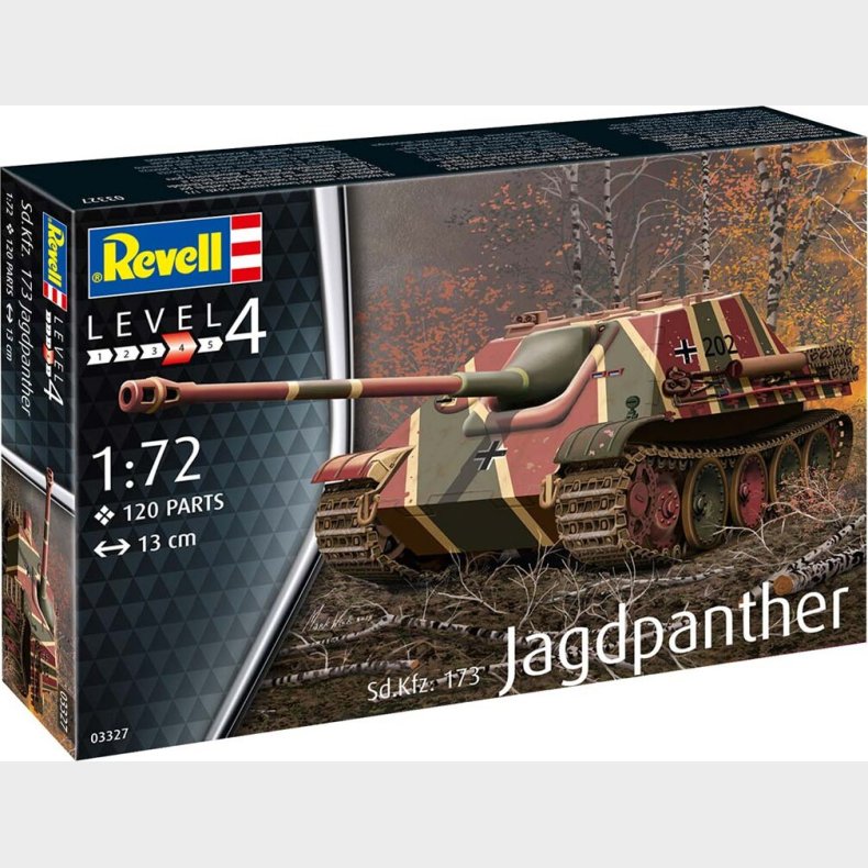 Revell - Sd.kfz 173 Jagdpanther Tank Bygges�t - 1:76 - 03232