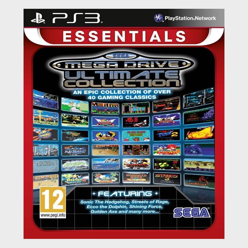 Sega Mega Drive Ultimate Collection (sonic Genesis) (essentials) - PS3