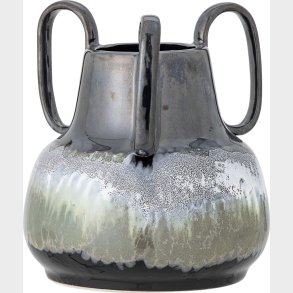 Creative Collection - Selim Vase - Sort - Stentj - H 20 Cm