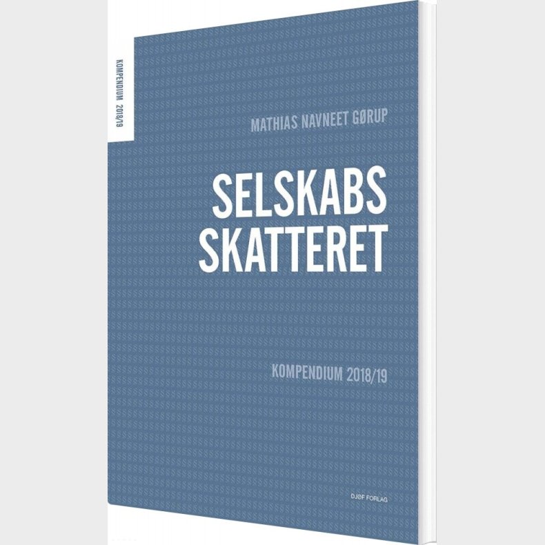 Selskabsskatteret - Mathias Navneet Grup - Bog