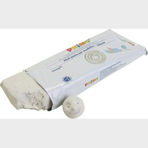 Primo Ler - Selvh�rdende Ler - Hvid - 4 Kg