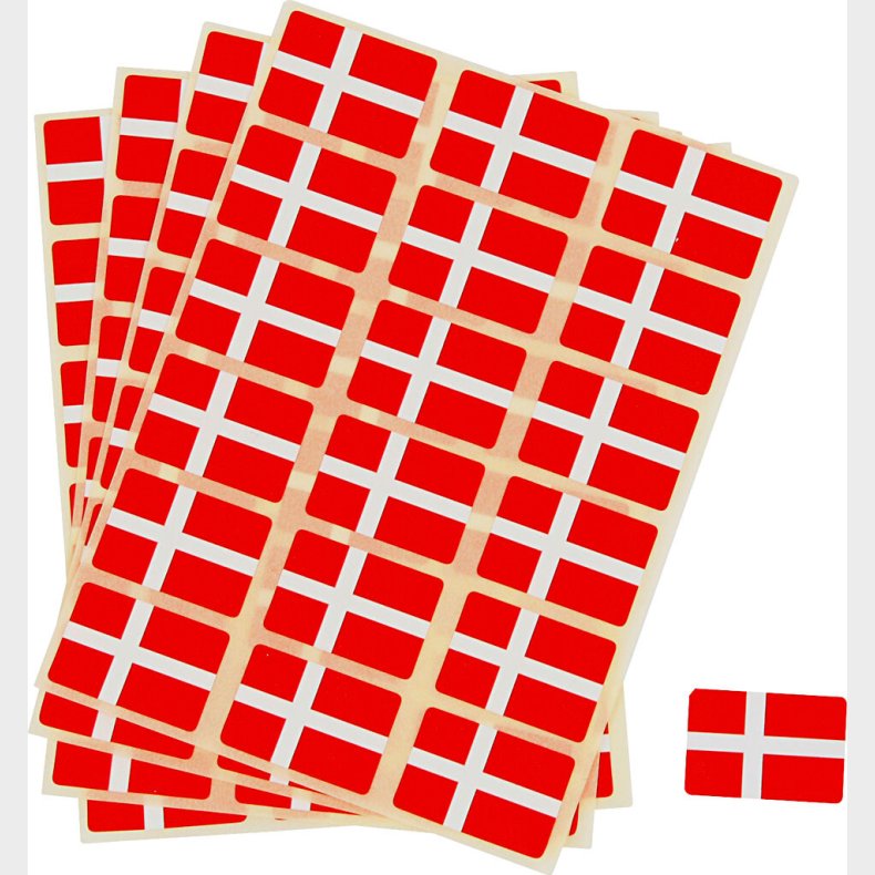 Selvklbende Flag - Str. 15x22 Mm - 72 Stk.