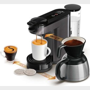 Senseo - Switch Kaffemaskine Hd6593/20 - Cashmere Grey