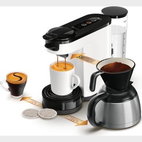 Philips - Senseo Switch 3-i-1 Kaffemaskine - Hd6594/00 - Star White