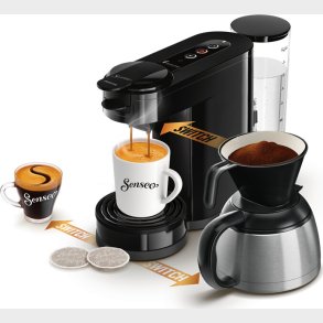 Senseo - Switch Kaffemaskine - Hd6594/60 - Sort