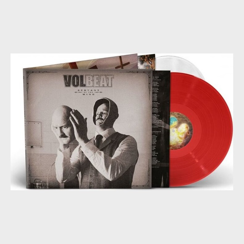 Volbeat - Servant Of The Mind - R�d & Hvid  - Vinyl Lp