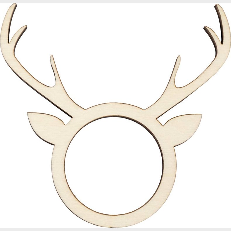 Servietring - H 8 Cm - D 5 Mm -  4,5 Cm - Hulstr. 3,5 Cm - 4 Stk.