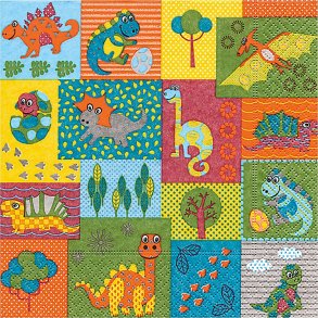 Servietter - Dinosaurer - 20 Stk