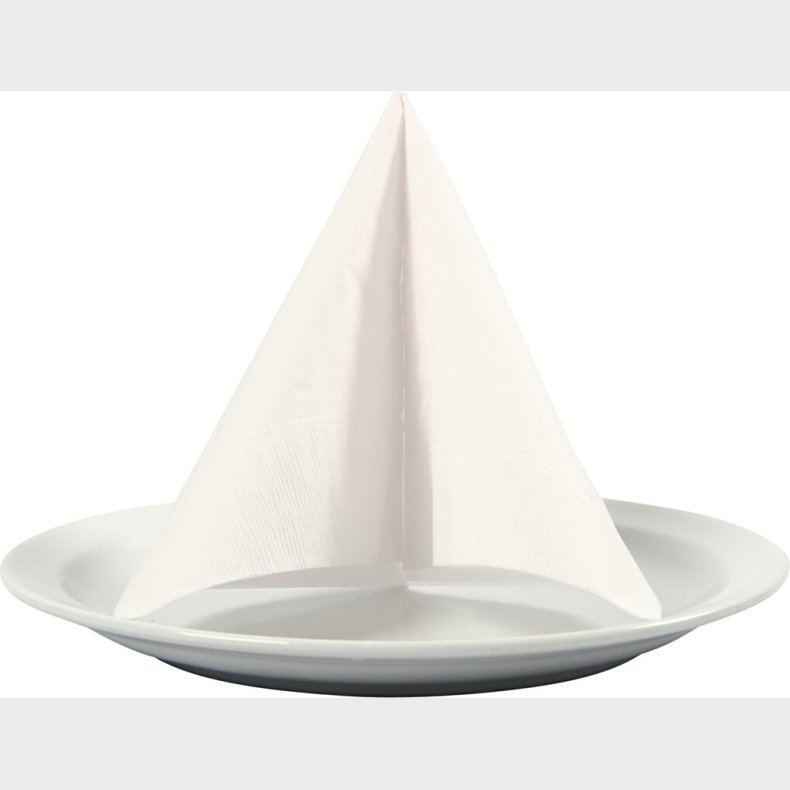 Servietter - Hvid - 20 Stk