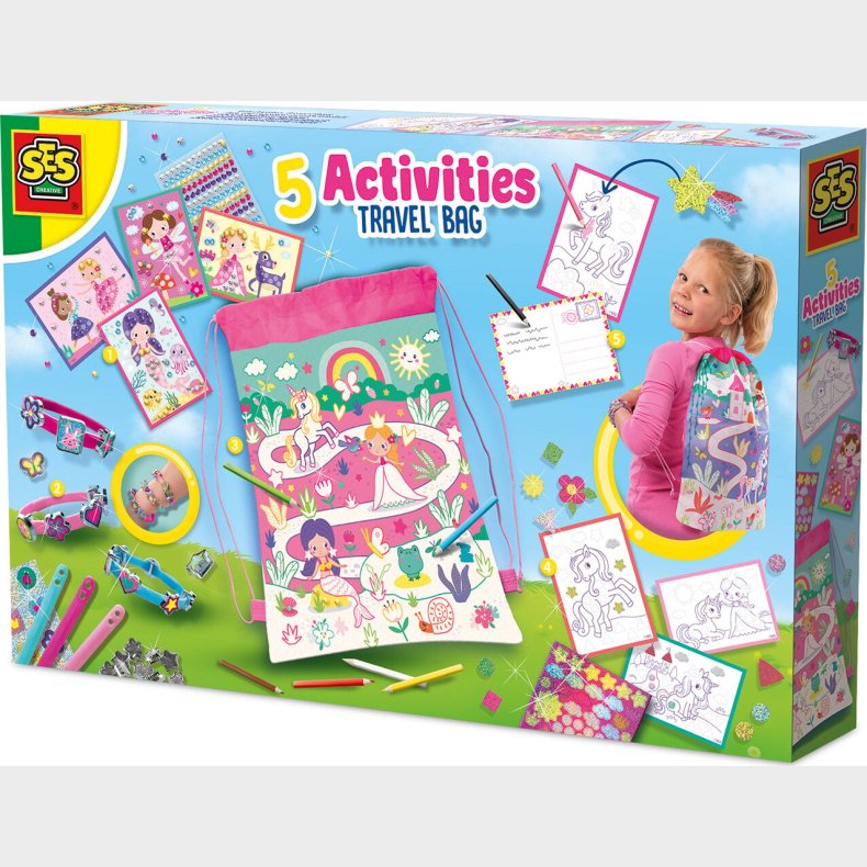 Ses Creative - 5 Activities Travel Bag - (s02401)