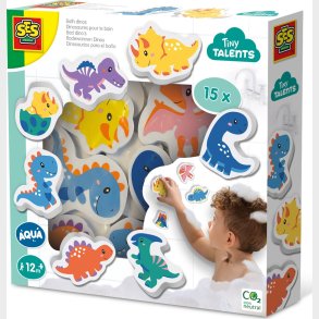 Ses Creative - Badeleget�j - Skumdyr - Dinosaur - 15 Stk